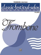 Classic Festival Solos Vol. 2 Trombone Solo Part cover